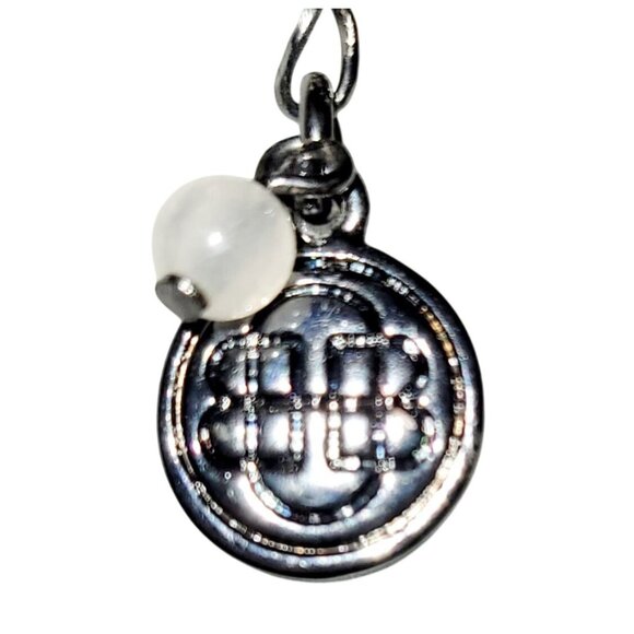 Vintage 1990s Bill Blass Necklace Copper Gold Round Rhinestone Beaded Statement - Picture 3 of 5